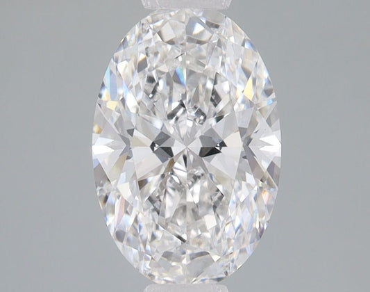 1.58 Carat Oval IGI Labgrown Diamond, With Certificate ID LG627418369