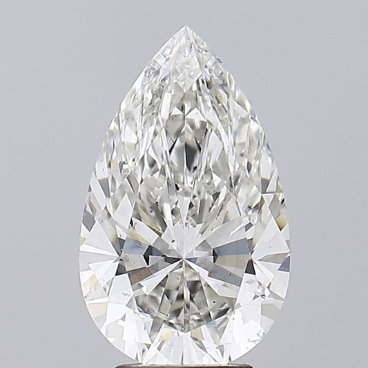 4.38 Carat Pear IGI Labgrown Diamond, With Certificate ID LG597371629