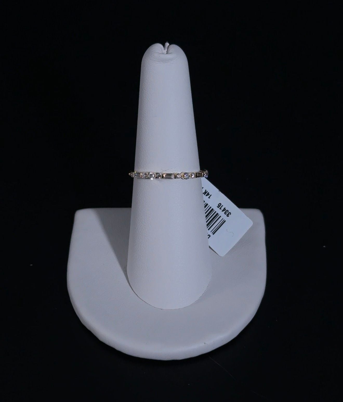 0.3ctw Lab Diamond 14kt Yellow Gold Ring Size 7 DR-477yg