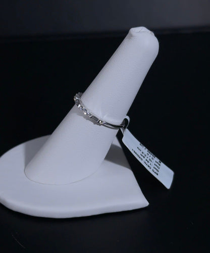 0.3ctw Lab Diamond 14kt White Gold Ring Size 7 DR-477