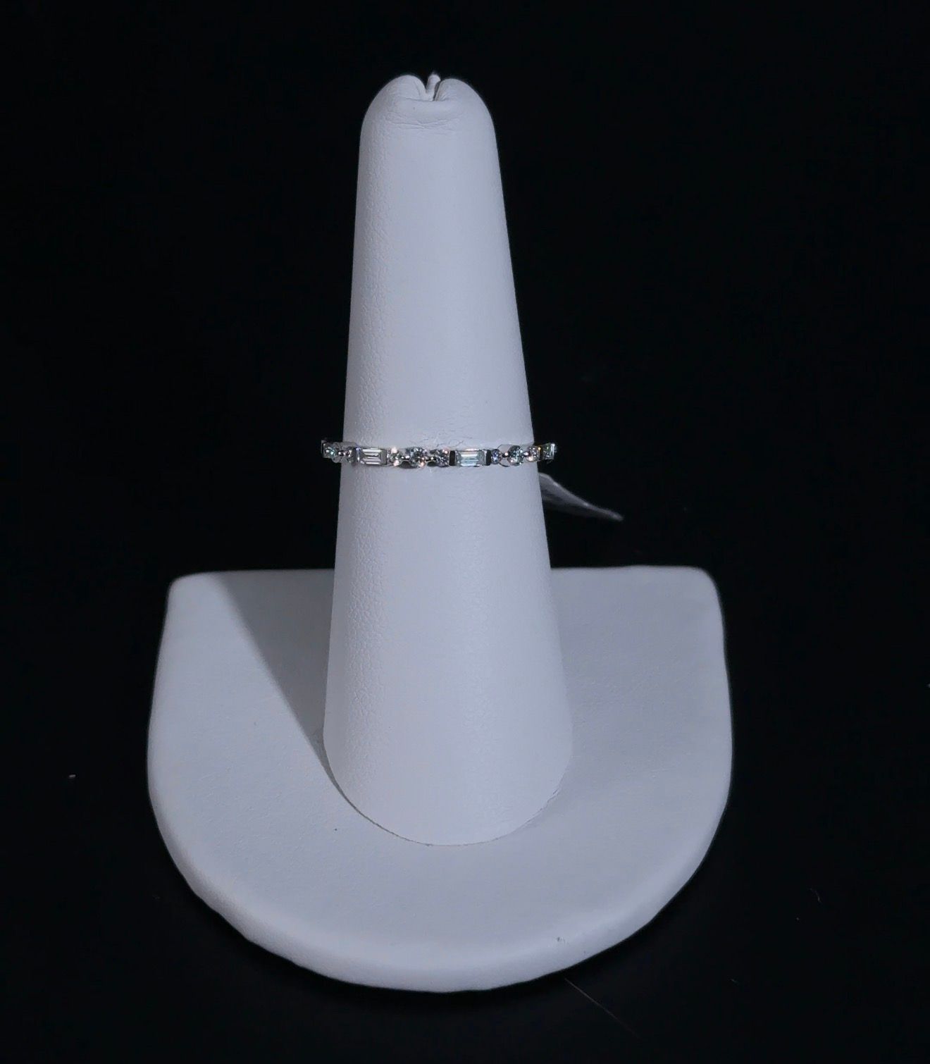 0.3ctw Lab Diamond 14kt White Gold Ring Size 7 DR-477