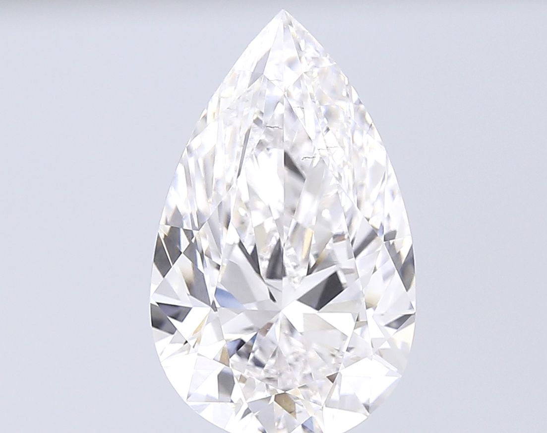 5.06 Carat Pear IGI Labgrown Diamond, With Certificate ID LG623434167