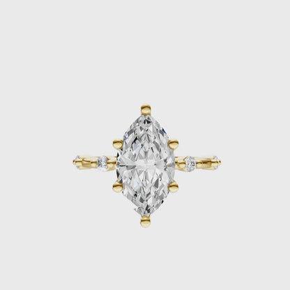 Marquise Sprinkled Accented Setting