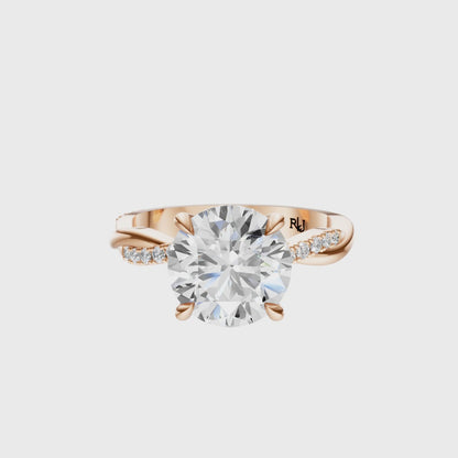 Round Infinity Accented Setting
