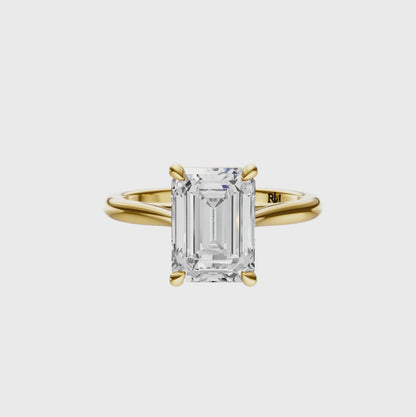 Emerald Cathedral Solitaire Setting