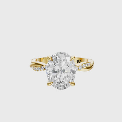 Oval Infinity Accented Setting