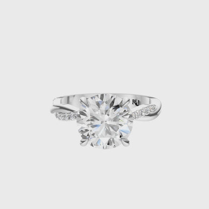 Round Infinity Accented Setting