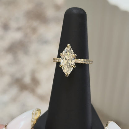 Marquise Tulip Traditional Elegance Setting