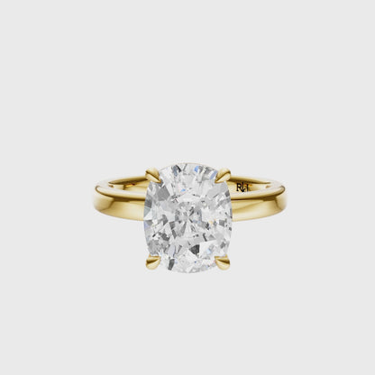 Cushion 2.7mm Elegant Solitaire Setting