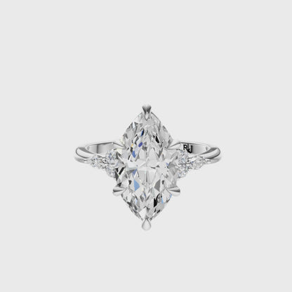 Marquise Cluster Elegance Setting