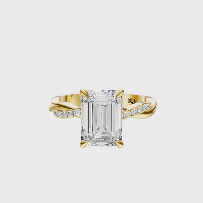 Emerald Infinity Accented Setting