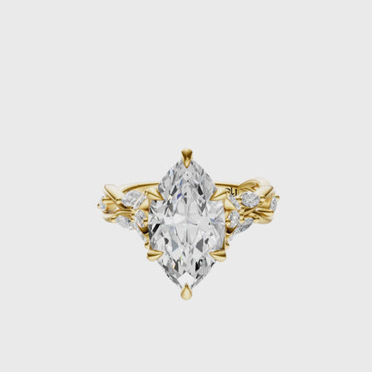 Marquise Accented Nature Inspired Setting