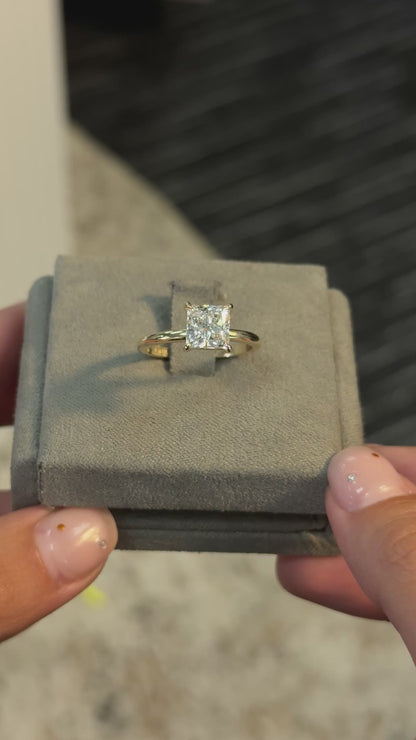 Princess Elegant Solitaire Setting