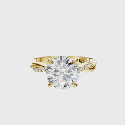 Round Infinity Accented Setting