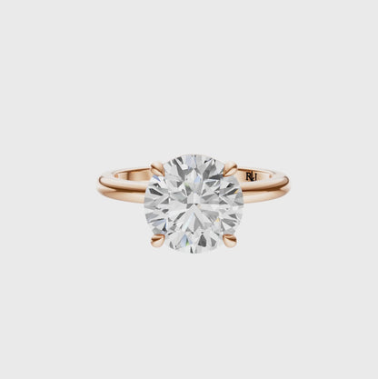 Round Elegant Solitaire Setting