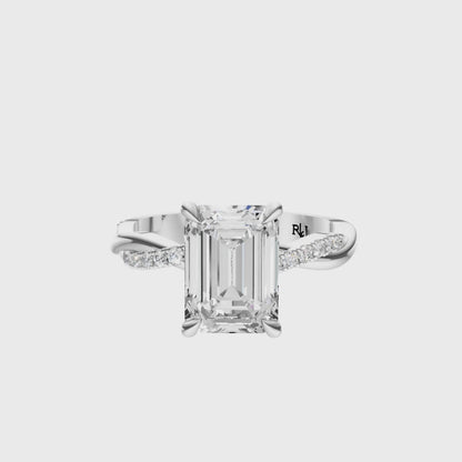Emerald Infinity Accented Setting