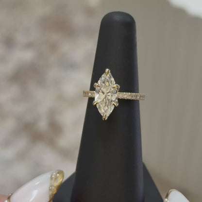 Marquise Tulip Traditional Elegance Setting