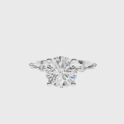 Round Sprinkled Accented Setting
