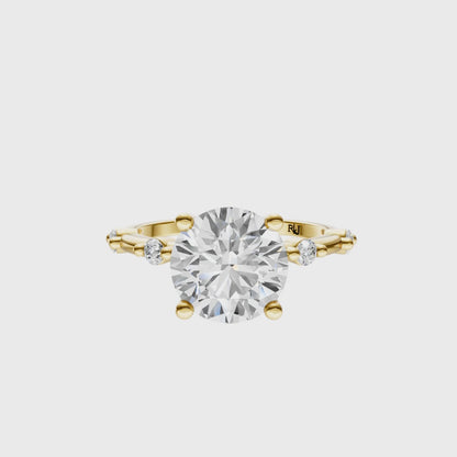 Round Sprinkled Accented Setting