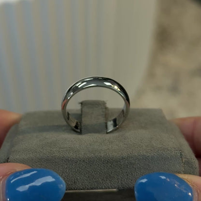5MM Half Round Men's Wedding Band