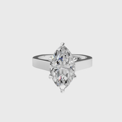 Marquise European Cathedral Solitaire Setting