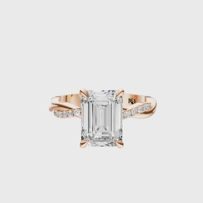 Emerald Infinity Accented Setting