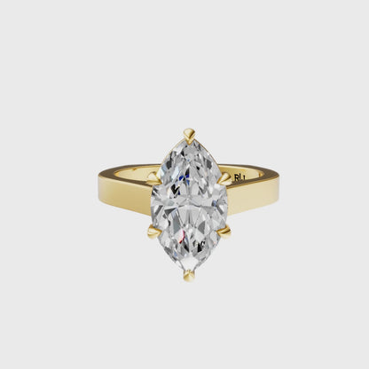 Marquise European Cathedral Solitaire Setting