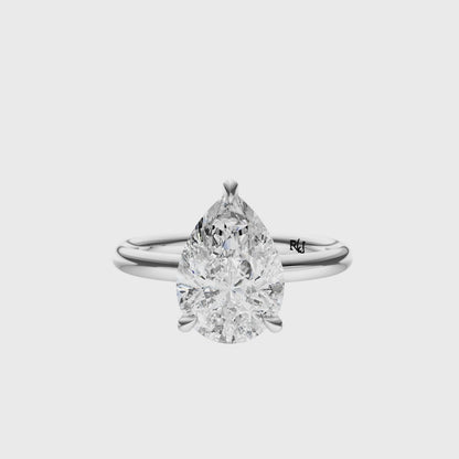 Pear Deleted Bridge Solitaire Setting