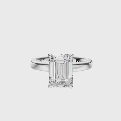 Emerald 2.7mm Elegant Solitaire Setting