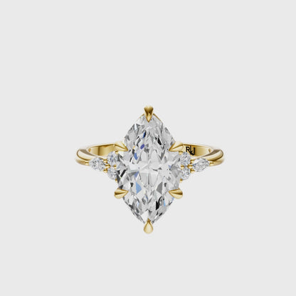 Marquise Cluster Elegance Setting