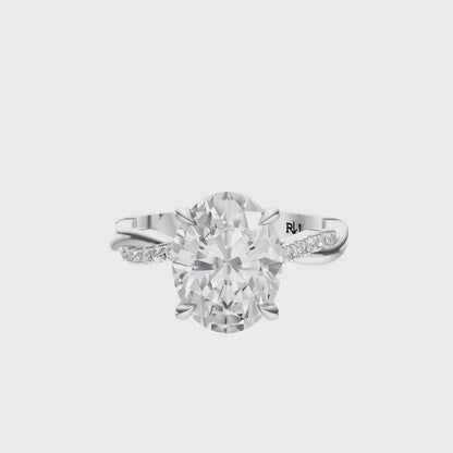 Oval Infinity Accented Setting
