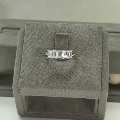 Five-Stone Emerald Ring 1.50 ctw