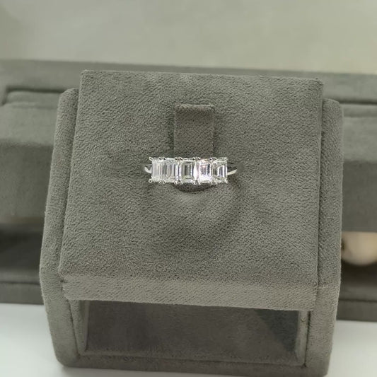 Five-Stone Emerald Ring 1.50 ctw