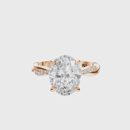 Oval Infinity Accented Setting