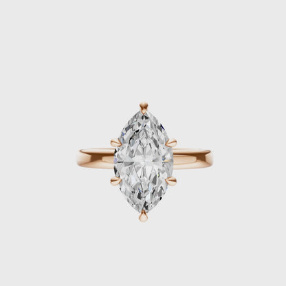 Marquise 2.7mm Elegant Solitaire Setting