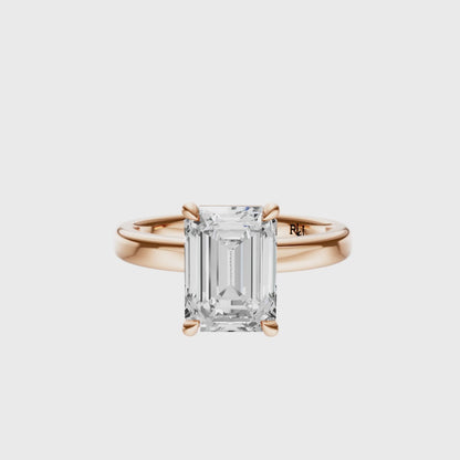 Emerald 2.7mm Elegant Solitaire Setting