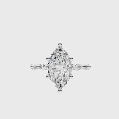 Marquise Sprinkled Accented Setting