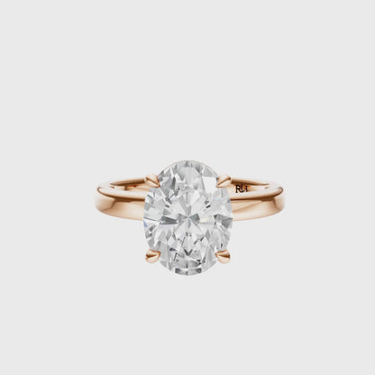 Oval 2.7mm Elegant Solitaire Setting