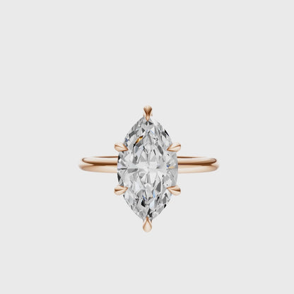Marquise Signature Minimal Solitaire Setting