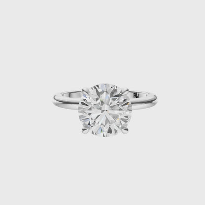 Round Elegant Solitaire Setting