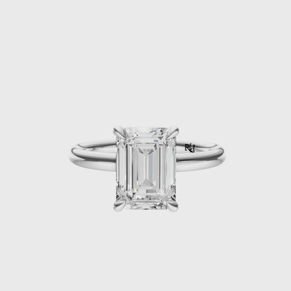 Emerald Deleted Bridge Solitaire Setting