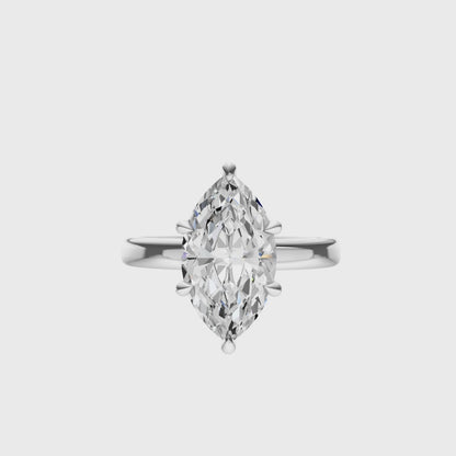 Marquise 2.7mm Elegant Solitaire Setting