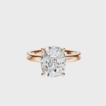 Cushion 2.7mm Elegant Solitaire Setting