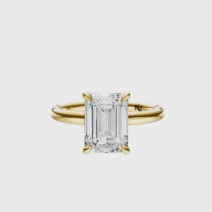 Emerald Deleted Bridge Solitaire Setting