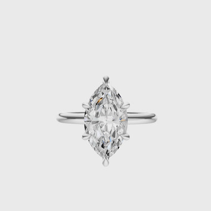 Marquise Signature Minimal Solitaire Setting