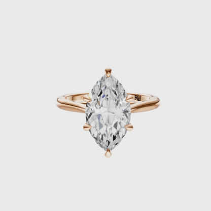 Marquise Cathedral Solitaire Setting