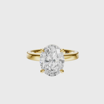 Oval 2.7mm Elegant Solitaire Setting