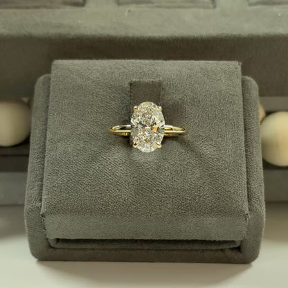 3.03 Carat Oval Lab Diamond Ring #LG696555932