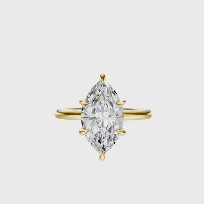 Marquise Signature Minimal Solitaire Setting