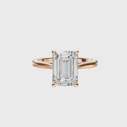 Emerald Cathedral Solitaire Setting